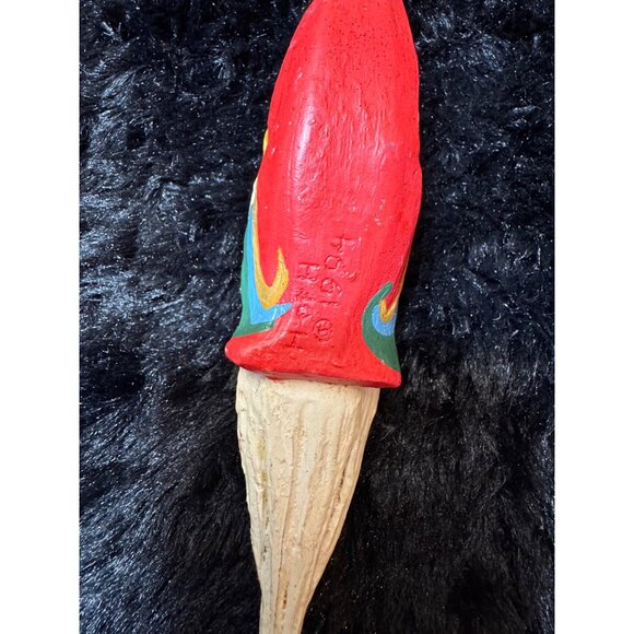 Vintage House of Hatten Santa Claus Head with Bell Christmas Ornament 1994 - Picture 6 of 7